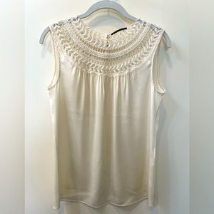 Elie Tahari beaded tank top
